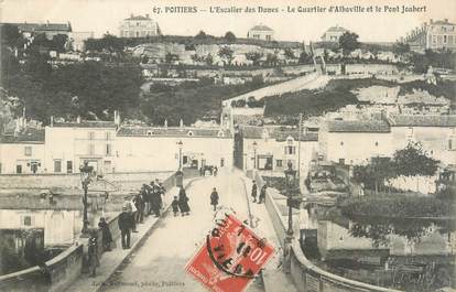 CPA FRANCE 86 "Poitiers, l'escalier des Dunes"