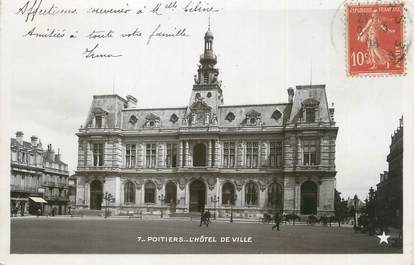 CPA FRANCE 86 "Poitiers, l'hôtel de ville"