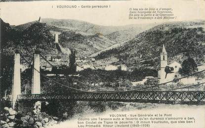 CPA FRANCE 04 "Volonne, vue générale et le pont"