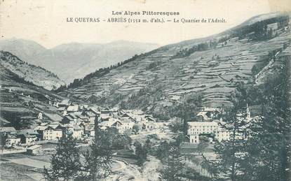 CPA FRANCE 05 "Le Queyras Abriès, le quartier de l'Adroit"