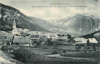 CPA FRANCE 05 "Saint Chaffrey, route du Lautaret, vue générale"