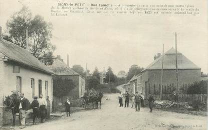 CPA FRANCE 08 "Signy Le Petit, rue Lamotte"