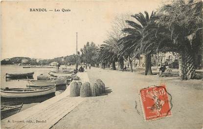 CPA FRANCE 83 "Bandol, les Quais"