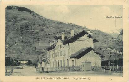 CPA FRANCE 73 "Bourg Saint Maurice,la gare"