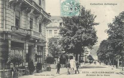 CPA FRANCE 73 "Aix les Bains, avenue de la gare"