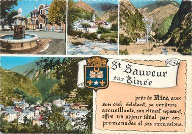 CPSM FRANCE 06 "Saint Sauveur sur Tinée"