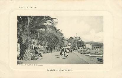 CPA FRANCE 83 "Bandol, le quai du Midi"