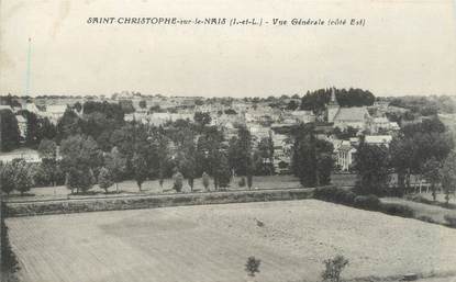 CPA FRANCE 37 "Saint Christophe sur le Nais, vue générale"