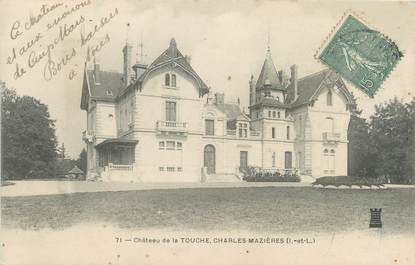 CPA FRANCE 37 "Charles Mazières, château de la Touche"