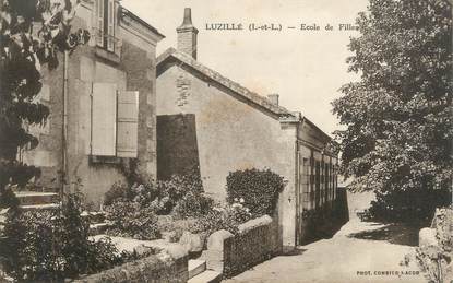 CPA FRANCE 37 "Luzillé, école de filles"