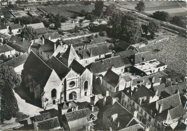 CPSM FRANCE 37 "Saint Martin Le Beau, l'église vue aérienne"