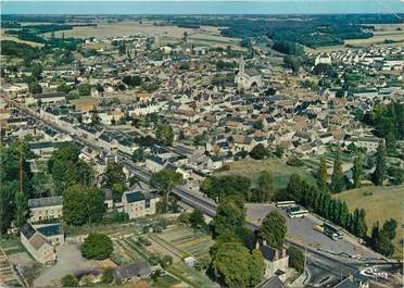 CPSM FRANCE 37 "Sainte Maure de Touraine, vue générale aérienne"