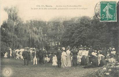 CPA FRANCE 37 "Tours, jardin des Prébendes d'Oé"