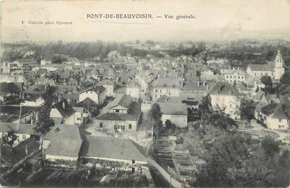 / CPA FRANCE 38 "Pont de Beauvoisin, vue générale"