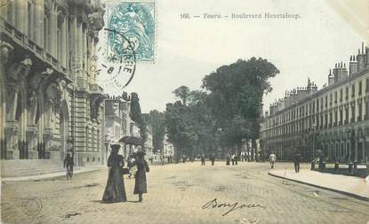 CPA FRANCE 37 "Tours, boulevard Heurteloup"