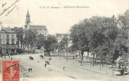 CPA FRANCE 37 "Tours, boulevard Heurteloup"