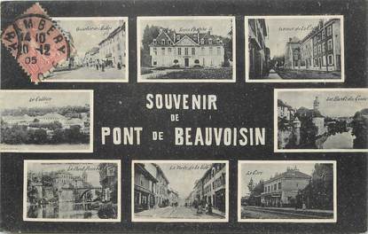 / CPA FRANCE 38 "Souvenir de Pont de Beauvoisin"
