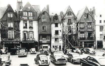 CPSM FRANCE 37 "Tours, place Plumereau"