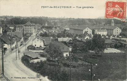 / CPA FRANCE 38 "Pont de Beauvoisin,  vue générale"