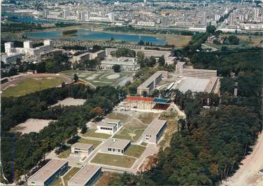 CPSM FRANCE 37 "Tours, le lycée Grandmont et les rives du Cher"