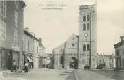 03 Allier CPA FRANCE 03 "Gannat, l'église et la place Hennequin"