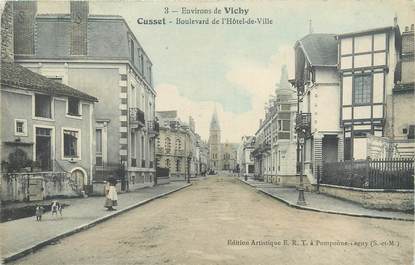 CPA FRANCE 03 "Cusset, boulevard de l'hôtel de ville"