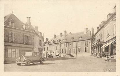 CPA FRANCE 03 "Buxières les Mines, place Louis Ganne"