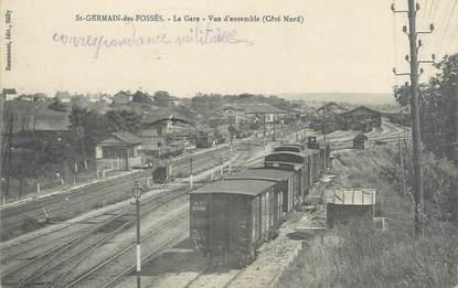 CPA FRANCE 03 "Saint Germain des Fossés, la gare"