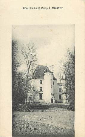 CPA FRANCE 03 "Château de la Motte à Mazerier"