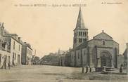 03 Allier CPA FRANCE 03 "Eglise et place de Meillers"