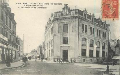 CPA FRANCE 03 "Montluçon, boulevard de Courtais, l'hôtel des postes"