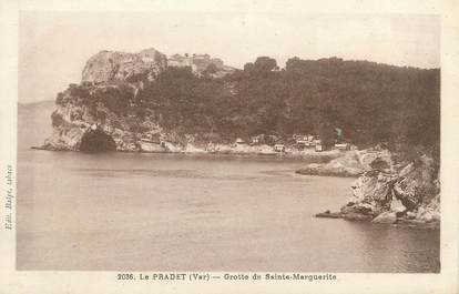 CPA FRANCE 83 "Le ¨Pradet, grotte de Sainte Marguerite"