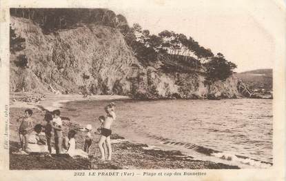 CPA FRANCE 83 "Le Pradet, plage et cap des Bonnettes"