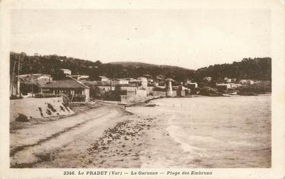 CPA FRANCE 83 "Le Pradet, la Garonne, plage des Embruns"