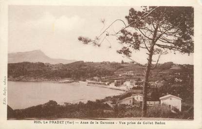 CPA FRANCE 83 "Le Pradet, anse de la Garonne, vue prise de Collet Redon"