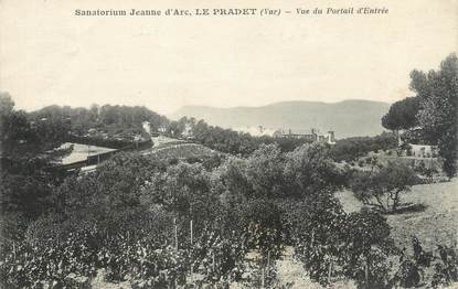 CPA FRANCE 83 "Le Pradet, sanatorium Jeanne d'Arc, vue du portail d'entrée"