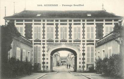 CPA FRANCE 89 "Auxerre, passage Soufflot"