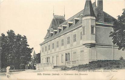 CPA FRANCE 38 "Clonas, château des Rozons"