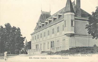 CPA FRANCE 38 "Clonas, château des Rozons "