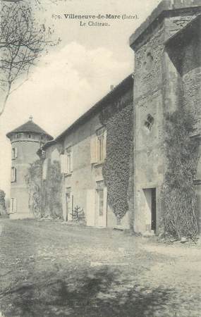 CPA FRANCE 38 "Villeneuve de Marc, le château"