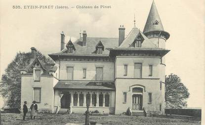 CPA FRANCE 38 "Eyzin Pinet, château de Pinet"