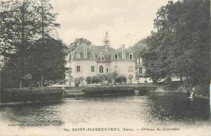 CPA FRANCE 38 "Saint Maurice l'Exil, château du Colombier "