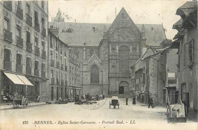 CPA FRANCE 35 "Rennes, église Saint Germain"