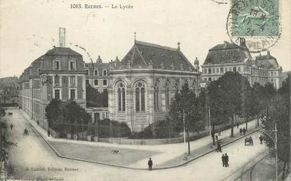 CPA FRANCE 35 "Rennes, le lycée"