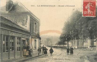 CPA FRANCE 27 "La Bonneville, route d'Evreux"