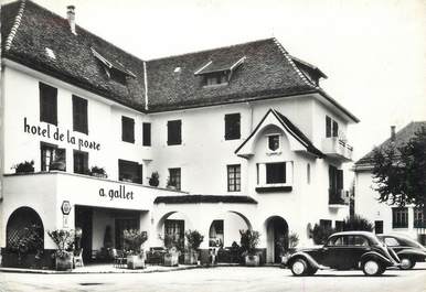 / CPSM FRANCE 38 "Pont de Beauvoisin, hôtel de la poste"