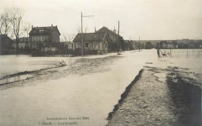 CPA FRANCE 92 "Rueil, les Gourlis" / INONDATIONS 1910