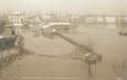 CPA FRANCE 92 "Rueil, vue prise de la gare" / INONDATIONS 1910