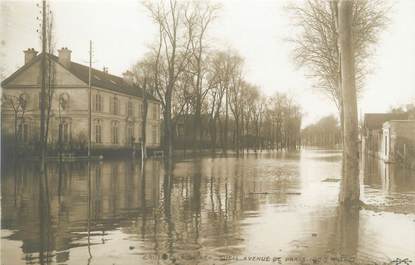 CPA FRANCE 92 "Rueil, avenue de Paris" / INONDATIONS 1910