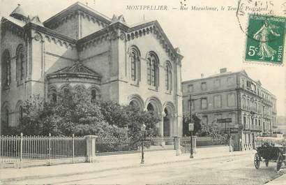 CPA FRANCE 34 "Montpellier, rue Maguelonne, le temple protestant"